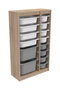 Hanah Home Montana Xs 2D4N8U - Blanco y Gris Sonomo